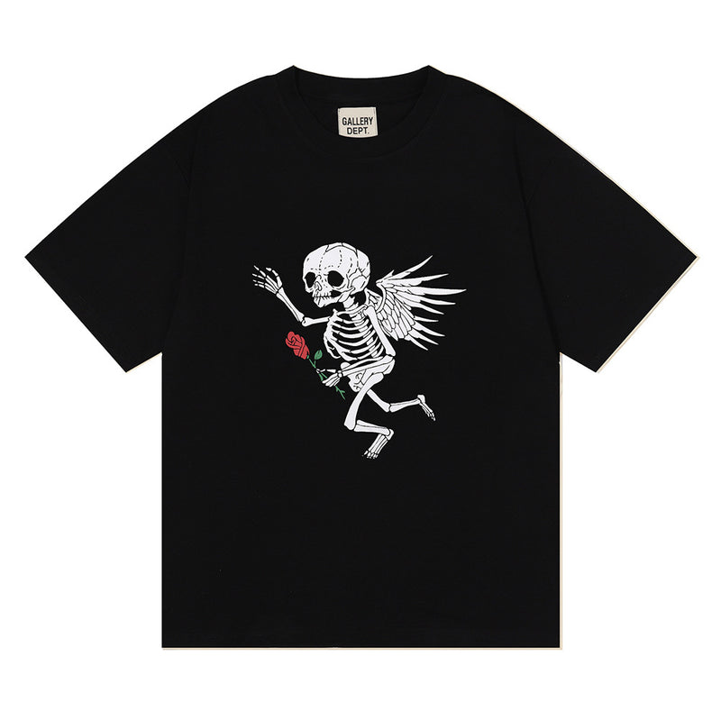 Gallery Dept T Shitrs Angel Skull Wings Rose