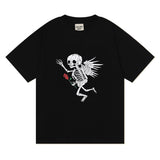 Gallery Dept T Shitrs Angel Skull Wings Rose