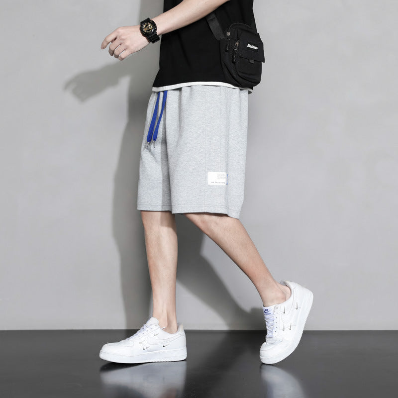 Mens White Shorts Men's Summer Trendy Casual