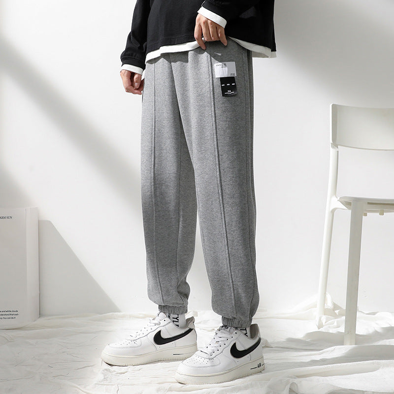 Grey Sweatpants Sports Pants Men's Fashion Brand Spring and Autumn Casual Sweatpants