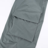 Julia Fox Low Rise Jeans Large Pocket Loose Drooping Suit Pants