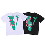 Vlone T Shirt Frieds Viper V Printed Loose Round Neck Short Sleeve T-Shirt