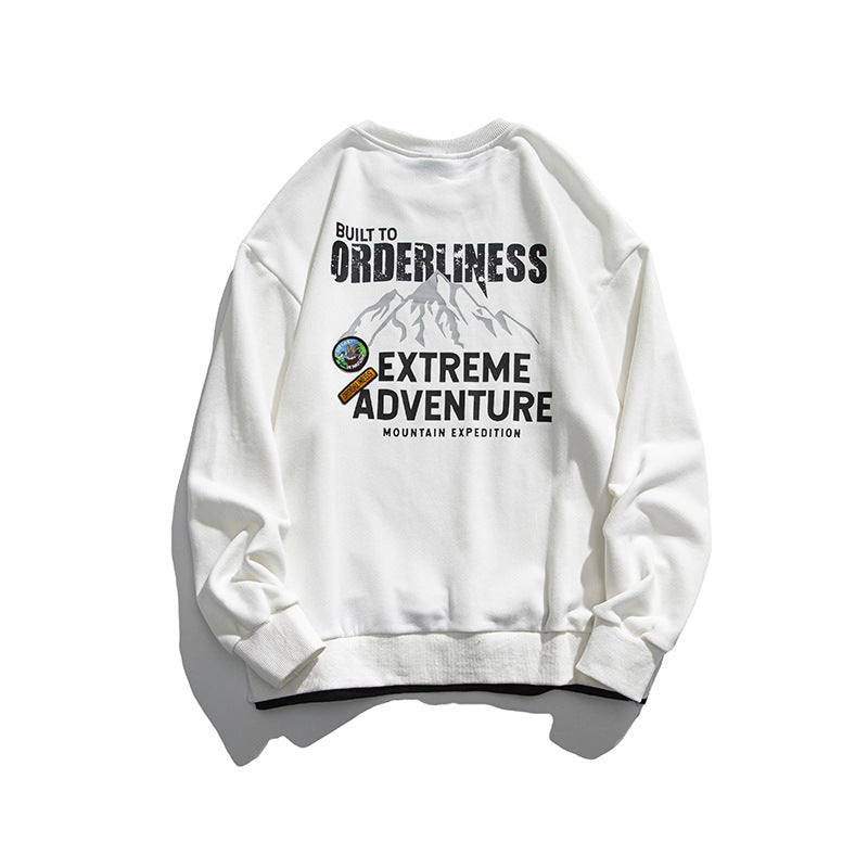 Crew Neck Sweatshirts for Men Men's Autumn round Neck Sweater Men's Casual Top