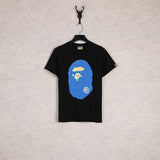 Bathing Ape T Shirt Summer Cartoon Print Casual Large Size Loose Men's and Women's round Neck Short Sleeve T-shirt