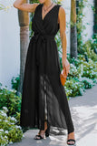 Emerald Green Dress V-neck Dress Long Dress Gown