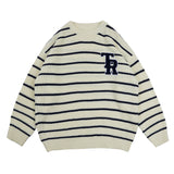 Man Fall Outfits Crew Neck Pullover Sweater Men and Women Loose Leisure All-Matching Couple Sweater Tide