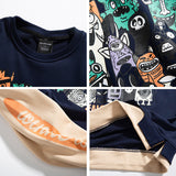 Crew Neck Sweatshirts for Men Men's Autumn round Neck Sweater Men's and Women's Casual Jacket
