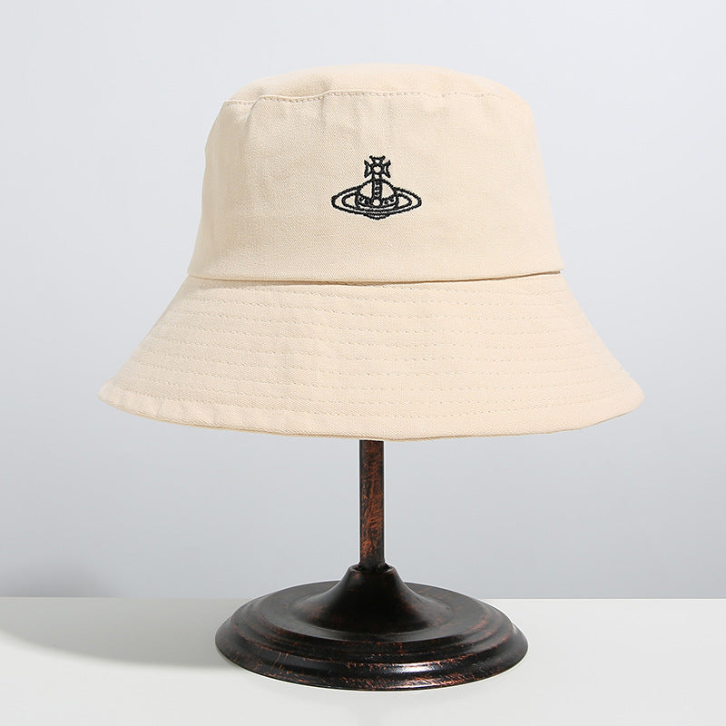 Women Bucket Hat Embroidered Fisherman Hat