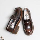 Mary Jane Shoes Summer Beef Tendon Retro Loafers
