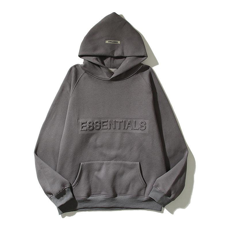 Kanye West Sunday Service Hoodie Fog Double-Line Embossed Autumn And Winter Hoodie