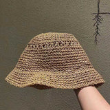 Summer Hats Women's Summer Hat Woven Bucket Hat