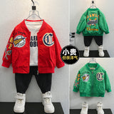 Toddler Boys Jackets Boys Autumn Clothing Baseball Uniform Jacket
