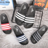 Men's Flip Flops Men Slides Comfort Slides Sandal Summer Stripes Outdoor Beach Fashion Slippers Men