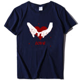 Valentine 'S Day T Shirt T-shirt Short Sleeve Love Printed Summer
