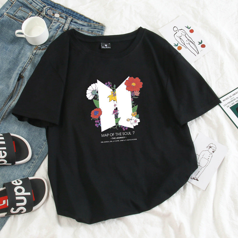 BTS Proof T Shirt Women's Cotton Short-Sleeved T-shirt