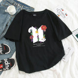 BTS Proof T Shirt Women's Cotton Short-Sleeved T-shirt