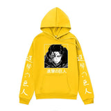 Anime Hoddies Anime Brushed Hoody Autumn and Winter Attack on Titan Series Hoodie Street Jacket Men