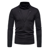 Men's Sweatshirt Men's Turtleneck T-shirt Slim Fit