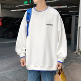 Men's Sweatshirt Autumn Crew Neck Embroidery