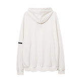 Man Fall Outfits Hip Hop Print Loose Shoulder Hooded Sweater for Men and Women