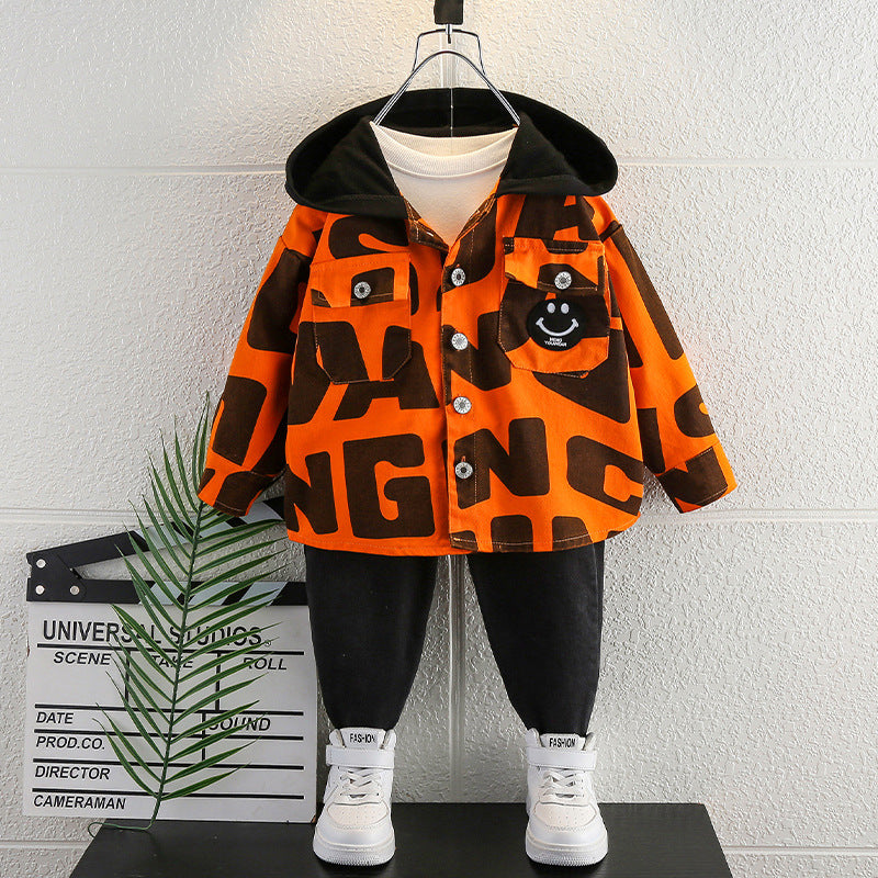 Toddler Boys Jackets Boys Shirt Coat Children Spring and Autumn