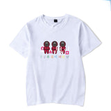 Squid Game Costume Guard Cartoon Printed Short-Sleeved T-shirt