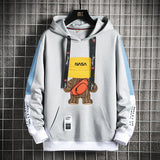 Men Hoodie Pullover Loose Sports and Leisure Top Youth Trendy