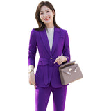 Interview Suit Women Slim Fit Suit Slimming Work Clothes