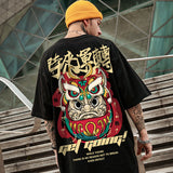 Men T-Shirts Printed Loose Half Sleeve