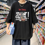 Tom And Jerry T Shirt Cartoon Loose Half Sleeve