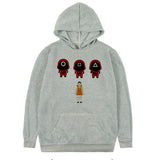 Squid Game Costume One Two Three Wooden Man Hooded Sweater