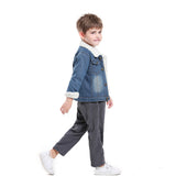 Children Jean Jackets Winter Men's and Women's Coats Long Sleeve Short Top