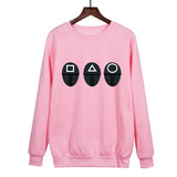 Squid Game Costume round Six Printed Crew Neck Sweatshirt