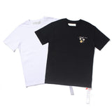 Off White T Shirt Male And Female Couples Wear Loose Ow Short Sleeve Tshirt Off Mickey Arrow Couple Half Sleeve Owt