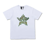 Vlone T Shirt Starfish Printed Short Sleeve