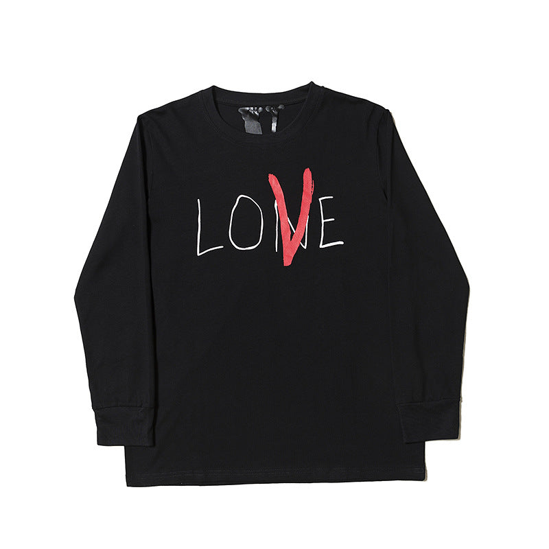 Pop Smoke Vlone Hawk Em Sweatshirt Letter Underwear Blouse
