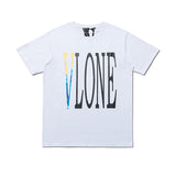 Vlone Mexico Shirt Men'S Casual Loose Large Size Short Sleeve Men And Women