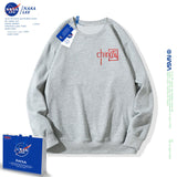 Nasa Children'S Hoodie Nasa Sweater Children'S Clothing Autumn Loose Round Collar Tide Boys And Girls Long Sleeve Base 2022 Spring And Autumn Sweater Wholesale