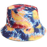 Bucket Hat Fishing Cap Cotton Print Fisherman Hat Cap Men and Women Outdoor
