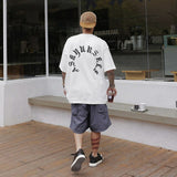 Askyurself T Shirt Summer Loose Men's Short Sleeve T-shirt