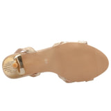 Gold Heels Summer High Heel Sandals Silver Open Toe Roman High Heels