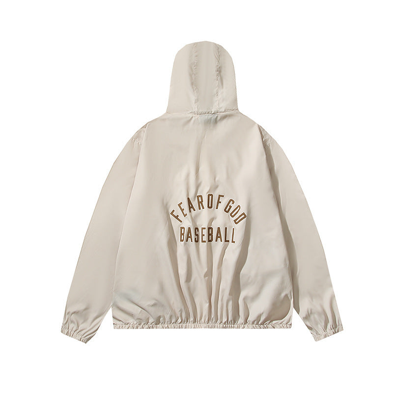 Fog Fear of God Hooded Sun Protection Shirt Hooded Pullover High Street Loose Cap Sun Protection Clothing