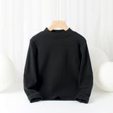 Children Long Sleeve Shirts Autumn Boy's Long-Sleeved T-shirt Warm