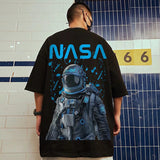 Men T-Shirts Loose Half Sleeve Print