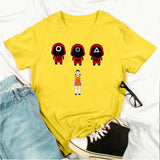 Squid Game Costume Creative Casual Short-Sleeved T-shirt