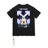 Off White T Shirt Off Cartoon Mickey Short Sleeve Tshirt Male And Female Couples Wear Owt