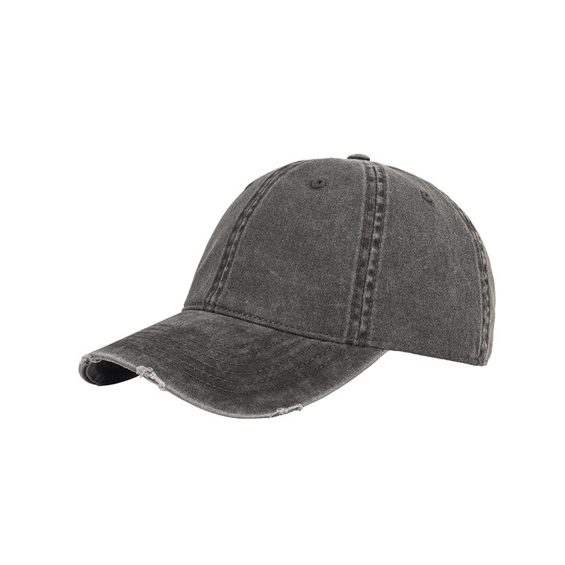 Ball Caps Hat Women's Summer Washed Peaked Cap