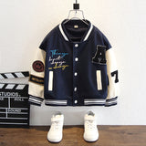 Toddler Boys Jackets Boys' Suit Spring and Autumn Baseball Uniform Gym Clothes