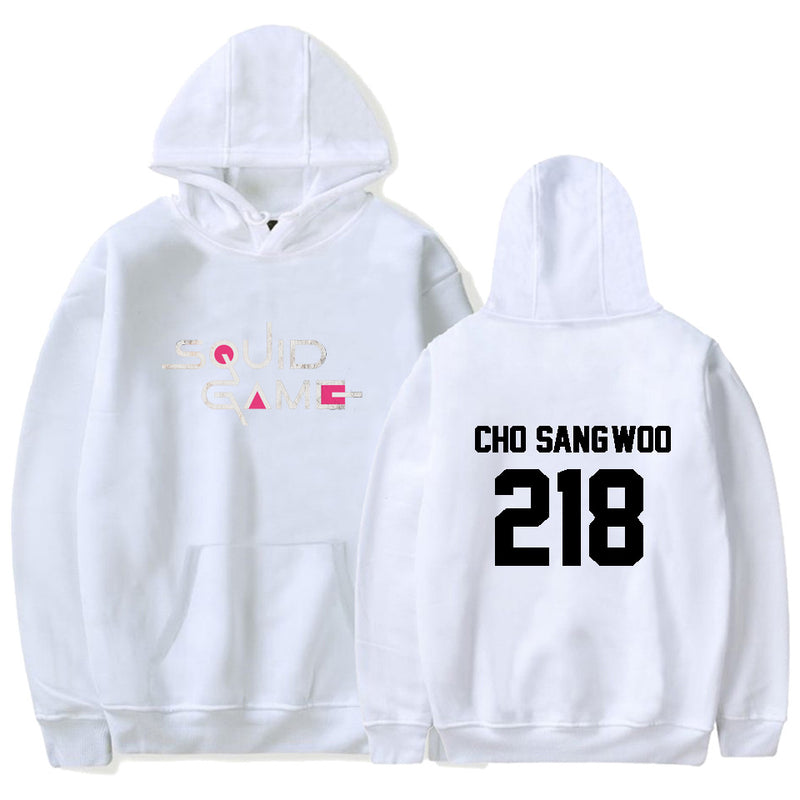 Squid Game Costume No. 218 Hoodie Sweater