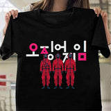 Squid Game Costume Printed Short-Sleeved T-shirt